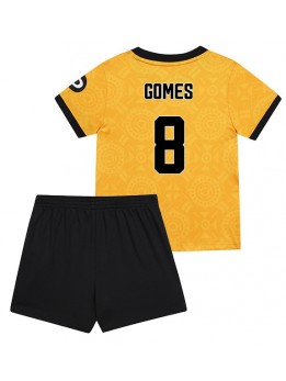 Wolves Joao Gomes #8 Replika Hemmakläder Barn 2025-26 Kortärmad (+ byxor)